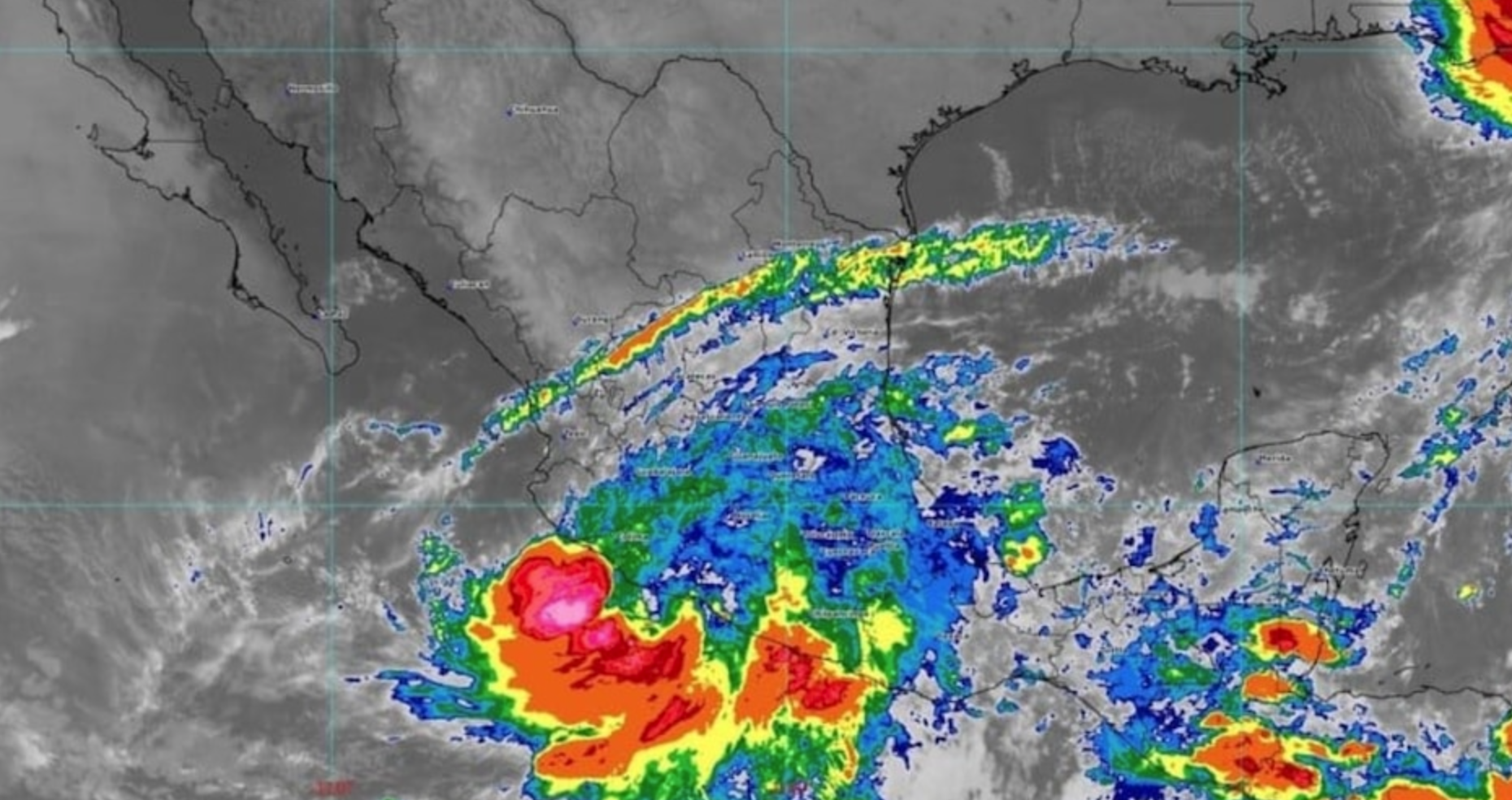 Tormenta John y Frente Frío 3 con lluvias fuertes en el país